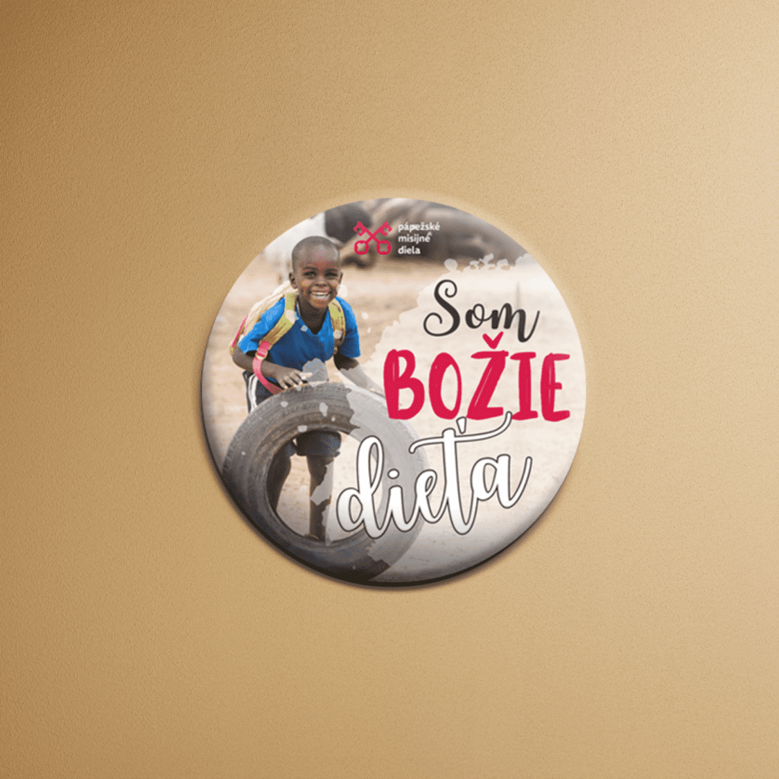 Tag "Som Božie dieťa" (ø5,6cm)
