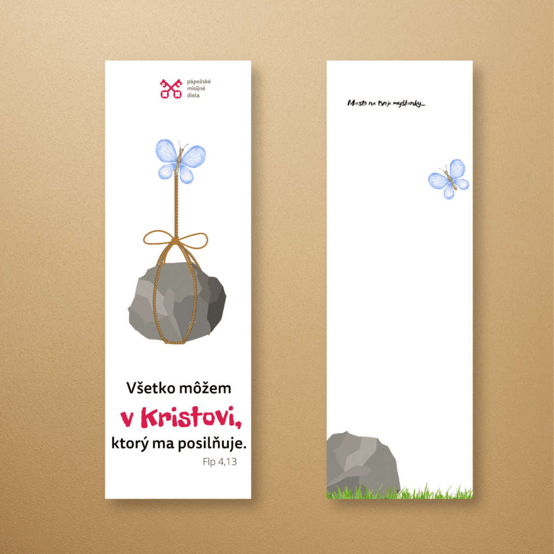 Záložka – Všetko môžem v Kristovi (5x15cm)