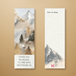 Záložka – Vyveď ma na skalu (5x15cm)
