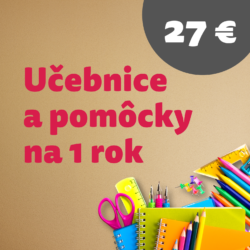Učebnice a pomôcky na 1 rok